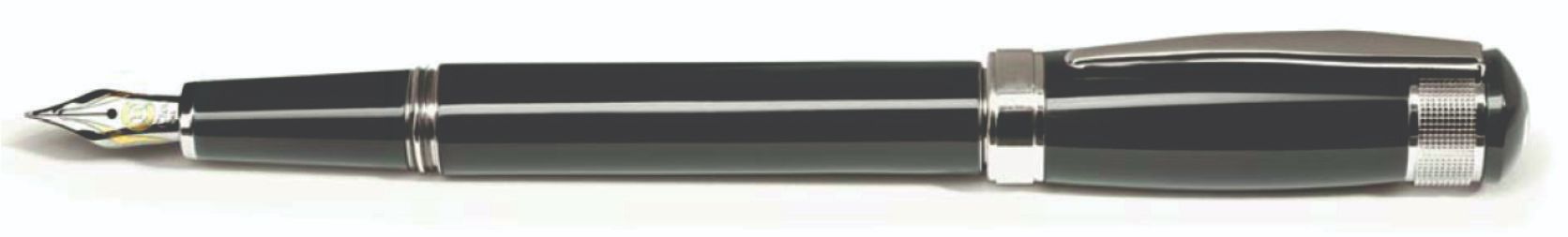 Cleo Pens AURA Fllfederhalter Schwarz Fountain Pen